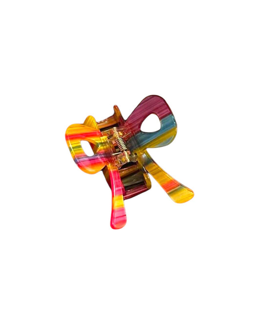 Multicolor Bow Clip